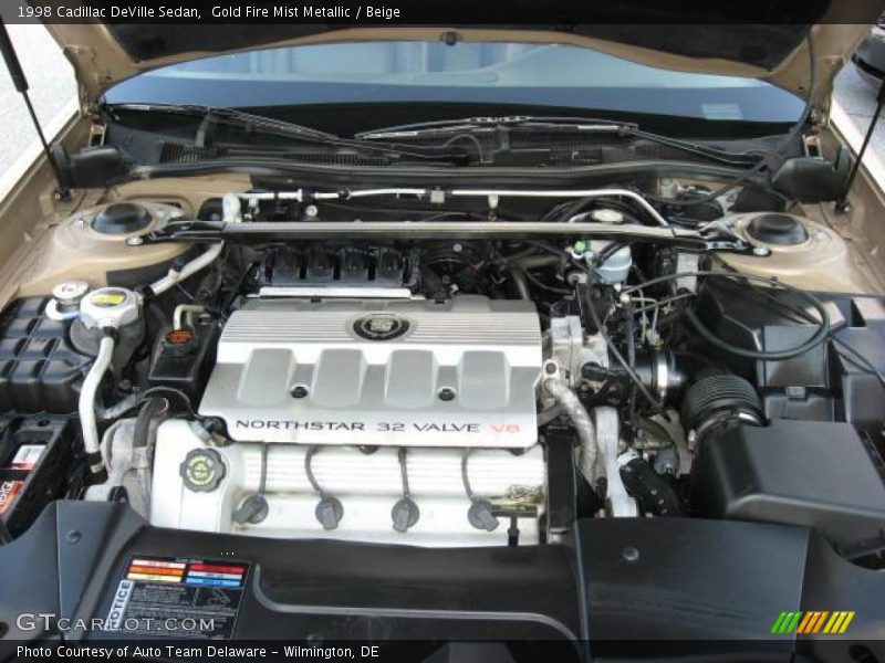 Gold Fire Mist Metallic / Beige 1998 Cadillac DeVille Sedan