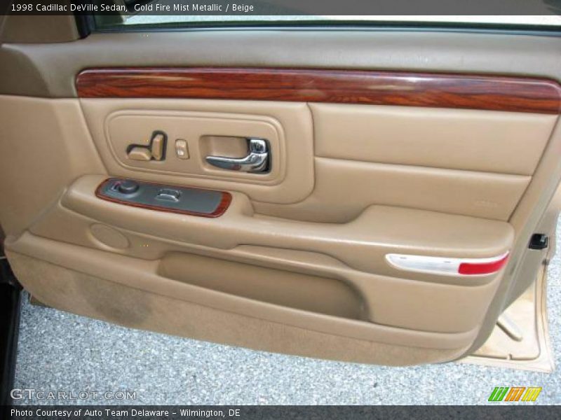 Gold Fire Mist Metallic / Beige 1998 Cadillac DeVille Sedan