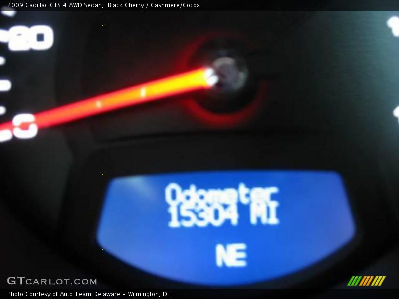 Black Cherry / Cashmere/Cocoa 2009 Cadillac CTS 4 AWD Sedan