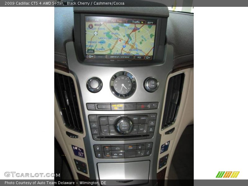 Black Cherry / Cashmere/Cocoa 2009 Cadillac CTS 4 AWD Sedan