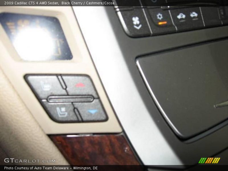 Black Cherry / Cashmere/Cocoa 2009 Cadillac CTS 4 AWD Sedan