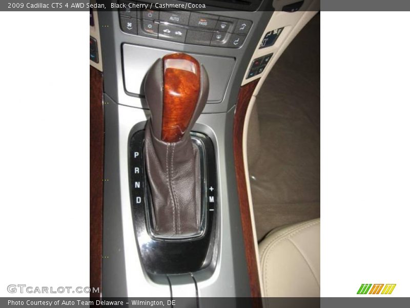 Black Cherry / Cashmere/Cocoa 2009 Cadillac CTS 4 AWD Sedan