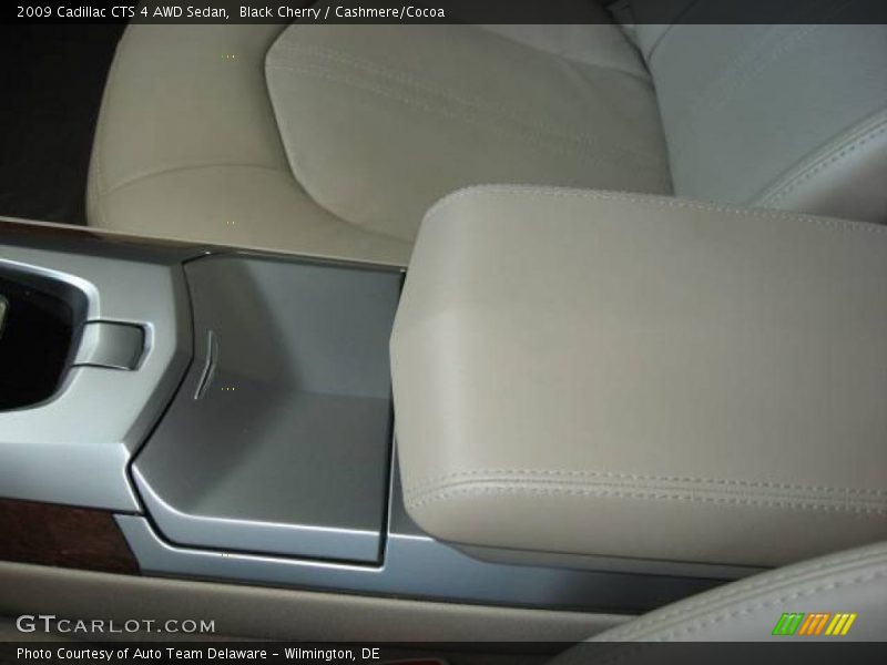 Black Cherry / Cashmere/Cocoa 2009 Cadillac CTS 4 AWD Sedan