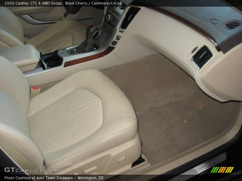 Black Cherry / Cashmere/Cocoa 2009 Cadillac CTS 4 AWD Sedan