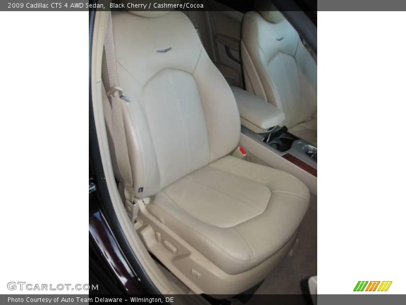 Black Cherry / Cashmere/Cocoa 2009 Cadillac CTS 4 AWD Sedan