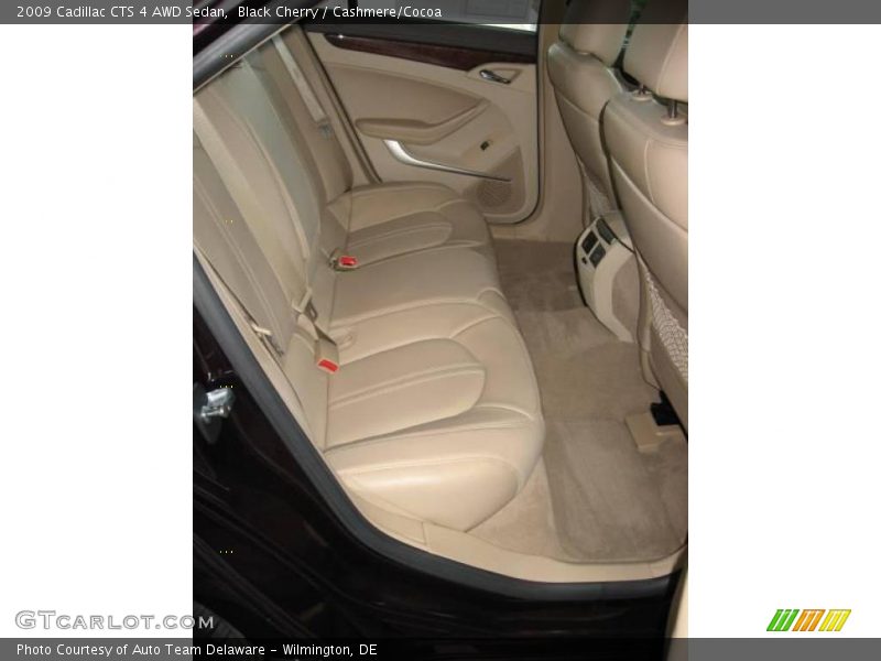 Black Cherry / Cashmere/Cocoa 2009 Cadillac CTS 4 AWD Sedan