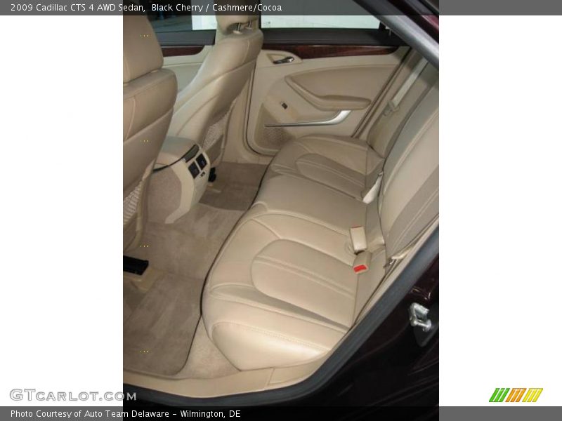 Black Cherry / Cashmere/Cocoa 2009 Cadillac CTS 4 AWD Sedan