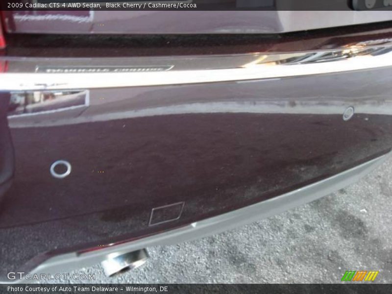 Black Cherry / Cashmere/Cocoa 2009 Cadillac CTS 4 AWD Sedan