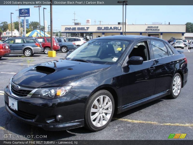 Obsidian Black Pearl / Carbon Black 2008 Subaru Impreza WRX Sedan