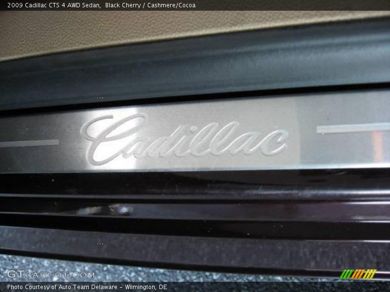Black Cherry / Cashmere/Cocoa 2009 Cadillac CTS 4 AWD Sedan