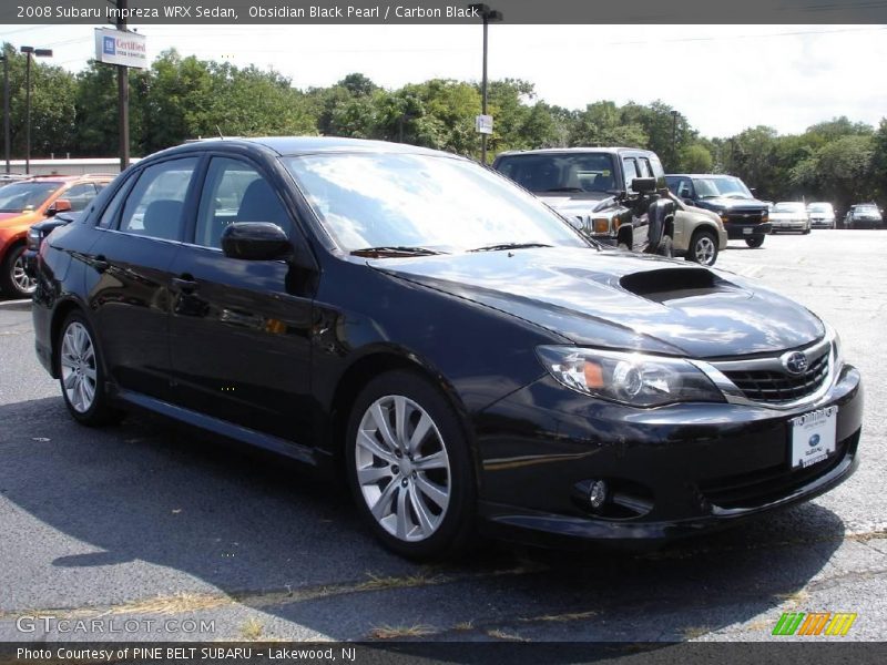 Obsidian Black Pearl / Carbon Black 2008 Subaru Impreza WRX Sedan
