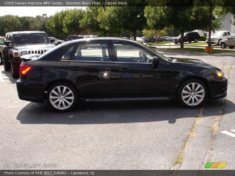 Obsidian Black Pearl / Carbon Black 2008 Subaru Impreza WRX Sedan