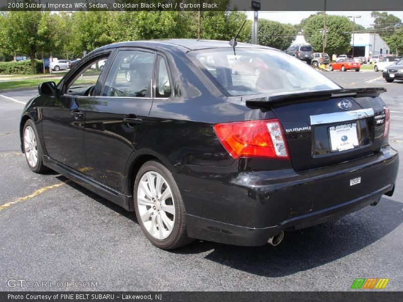 Obsidian Black Pearl / Carbon Black 2008 Subaru Impreza WRX Sedan