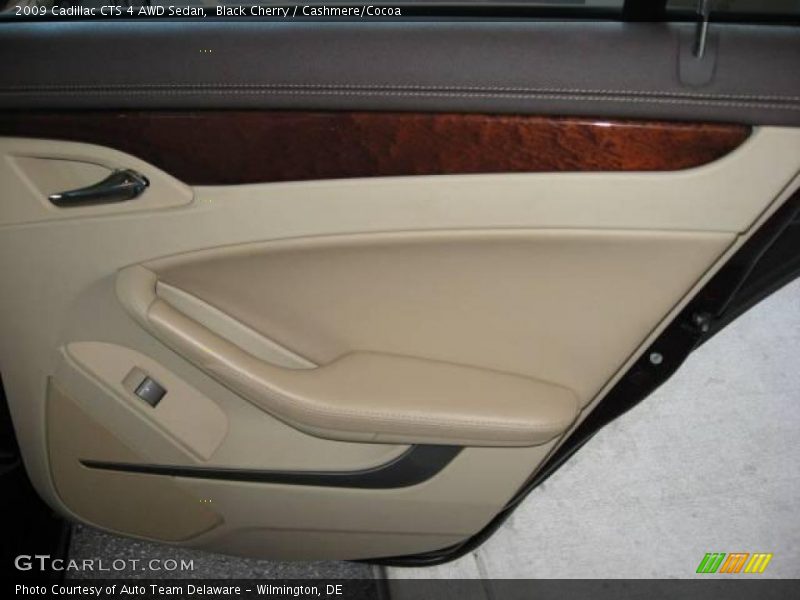 Black Cherry / Cashmere/Cocoa 2009 Cadillac CTS 4 AWD Sedan