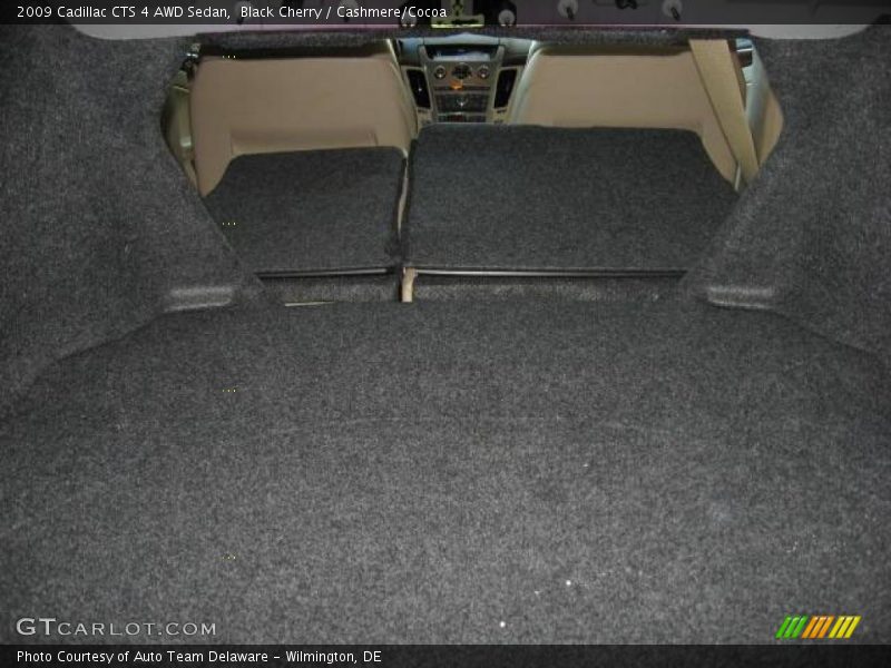 Black Cherry / Cashmere/Cocoa 2009 Cadillac CTS 4 AWD Sedan