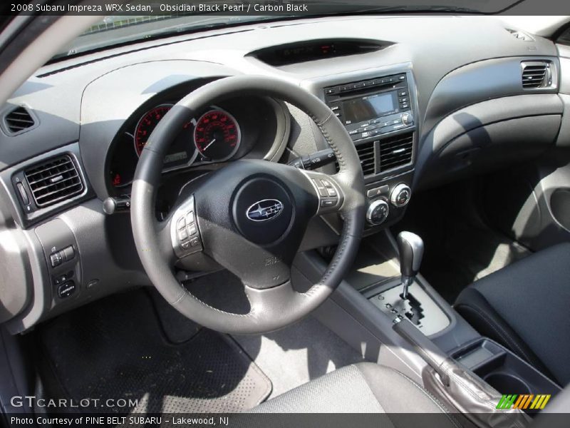 Obsidian Black Pearl / Carbon Black 2008 Subaru Impreza WRX Sedan