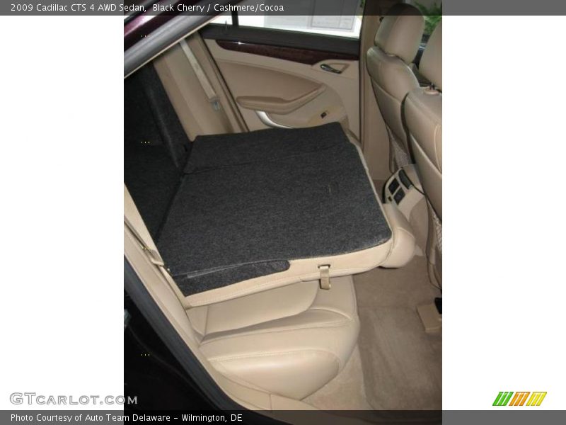 Black Cherry / Cashmere/Cocoa 2009 Cadillac CTS 4 AWD Sedan
