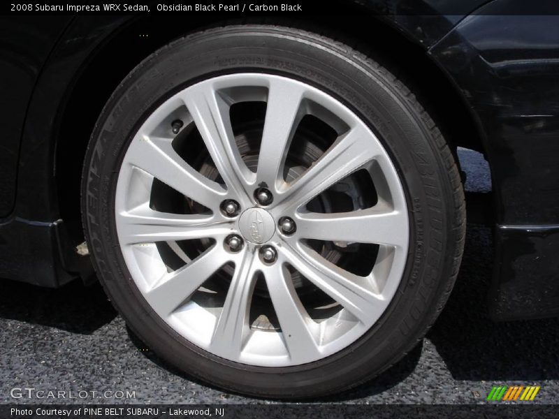 Obsidian Black Pearl / Carbon Black 2008 Subaru Impreza WRX Sedan