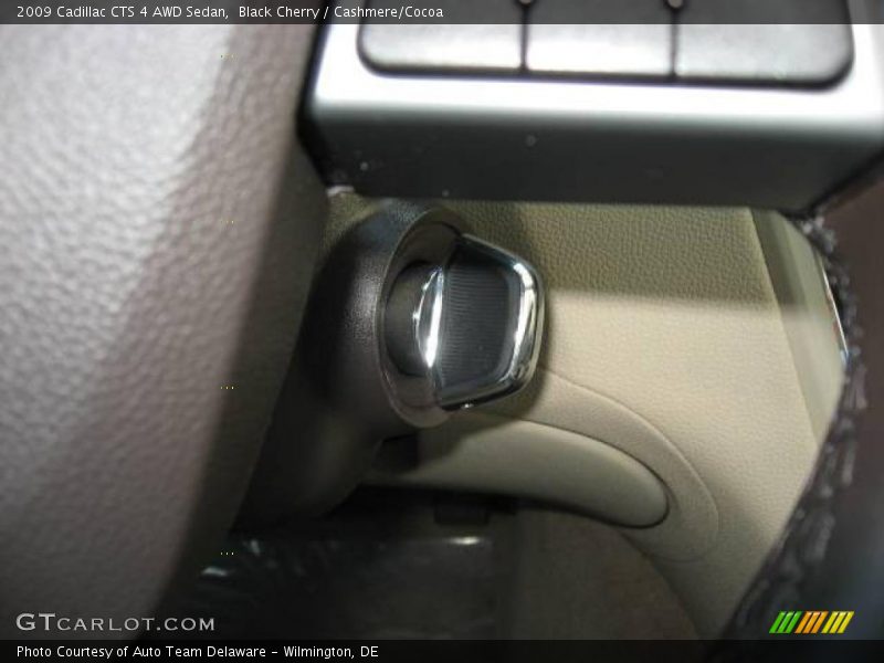 Black Cherry / Cashmere/Cocoa 2009 Cadillac CTS 4 AWD Sedan
