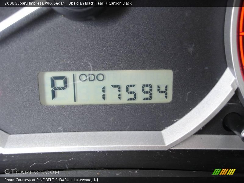 Obsidian Black Pearl / Carbon Black 2008 Subaru Impreza WRX Sedan