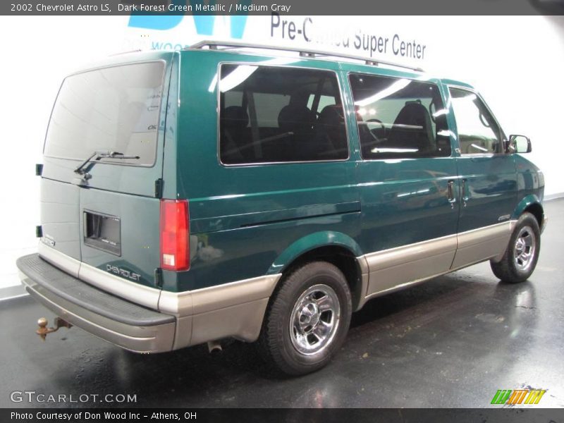 Dark Forest Green Metallic / Medium Gray 2002 Chevrolet Astro LS