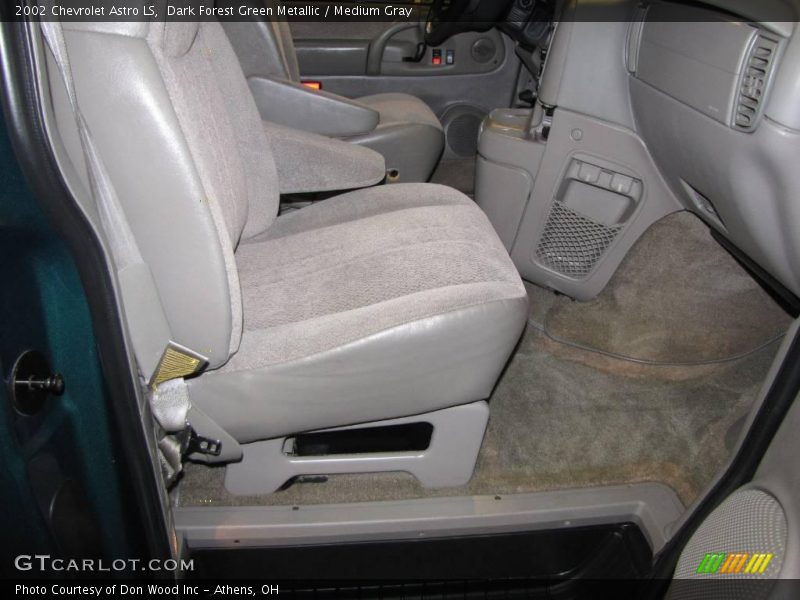 Dark Forest Green Metallic / Medium Gray 2002 Chevrolet Astro LS