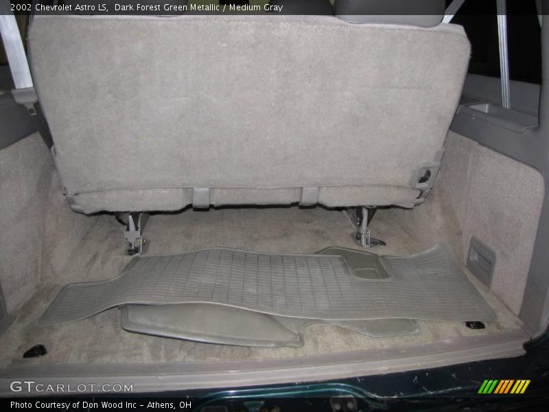 Dark Forest Green Metallic / Medium Gray 2002 Chevrolet Astro LS