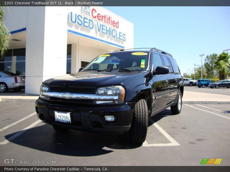 Black / Medium Pewter 2003 Chevrolet TrailBlazer EXT LS