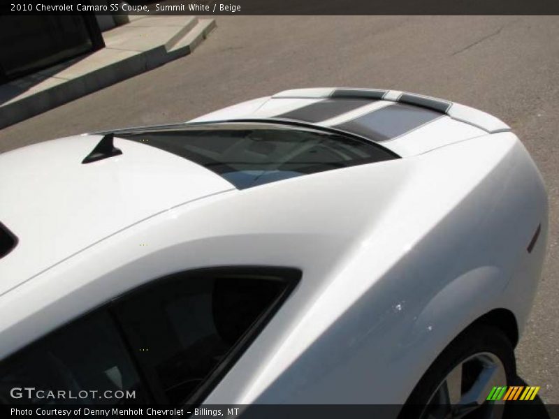 Summit White / Beige 2010 Chevrolet Camaro SS Coupe