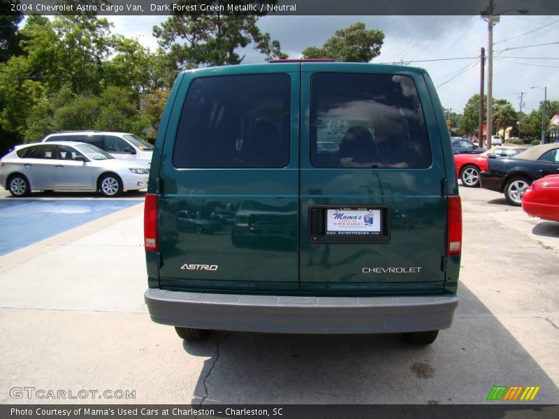 Dark Forest Green Metallic / Neutral 2004 Chevrolet Astro Cargo Van