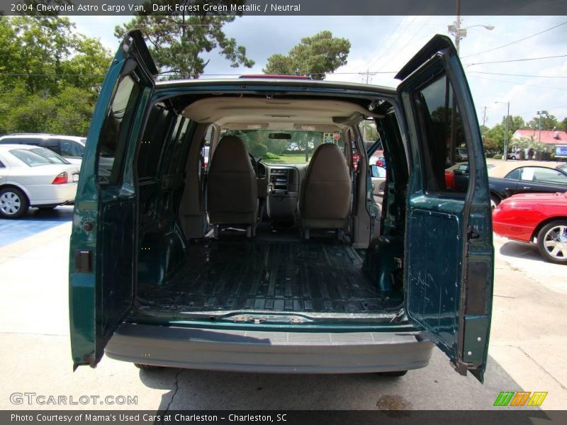 Dark Forest Green Metallic / Neutral 2004 Chevrolet Astro Cargo Van