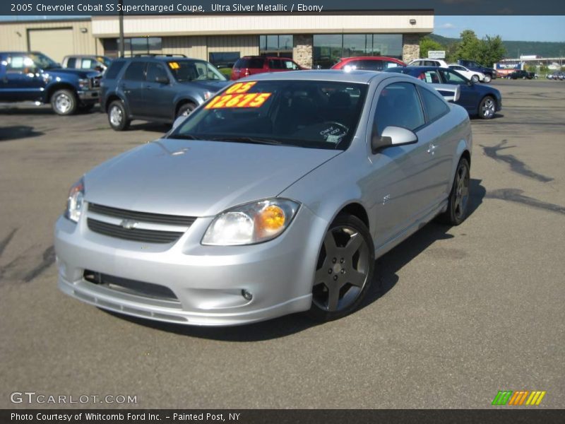 Ultra Silver Metallic / Ebony 2005 Chevrolet Cobalt SS Supercharged Coupe