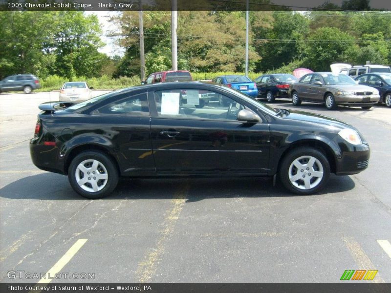 Black / Gray 2005 Chevrolet Cobalt Coupe
