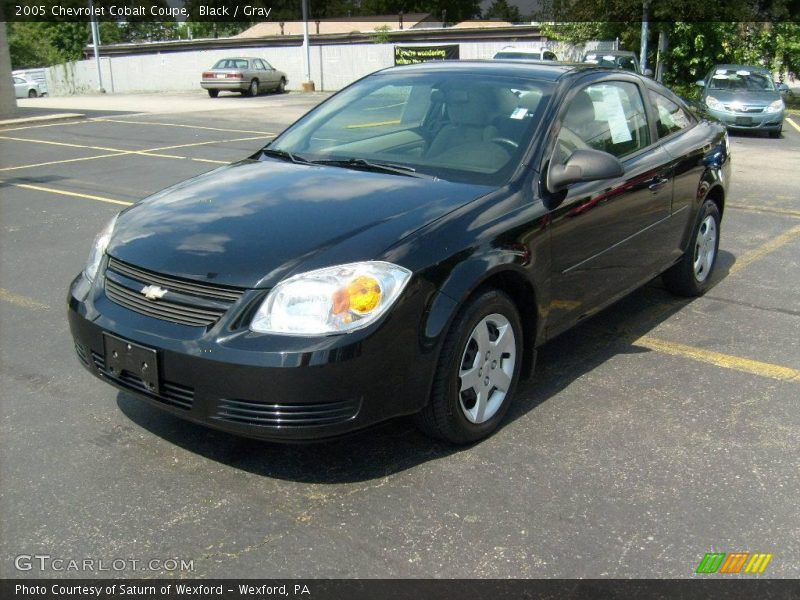 Black / Gray 2005 Chevrolet Cobalt Coupe