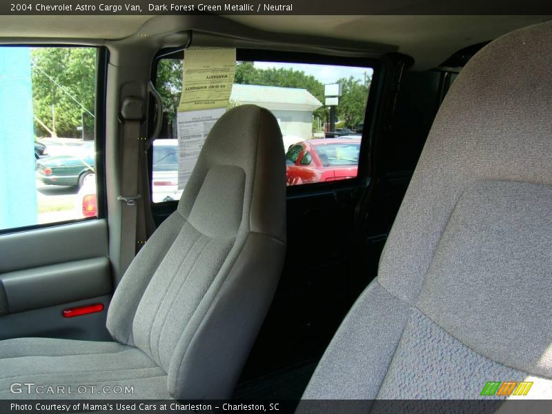 Dark Forest Green Metallic / Neutral 2004 Chevrolet Astro Cargo Van