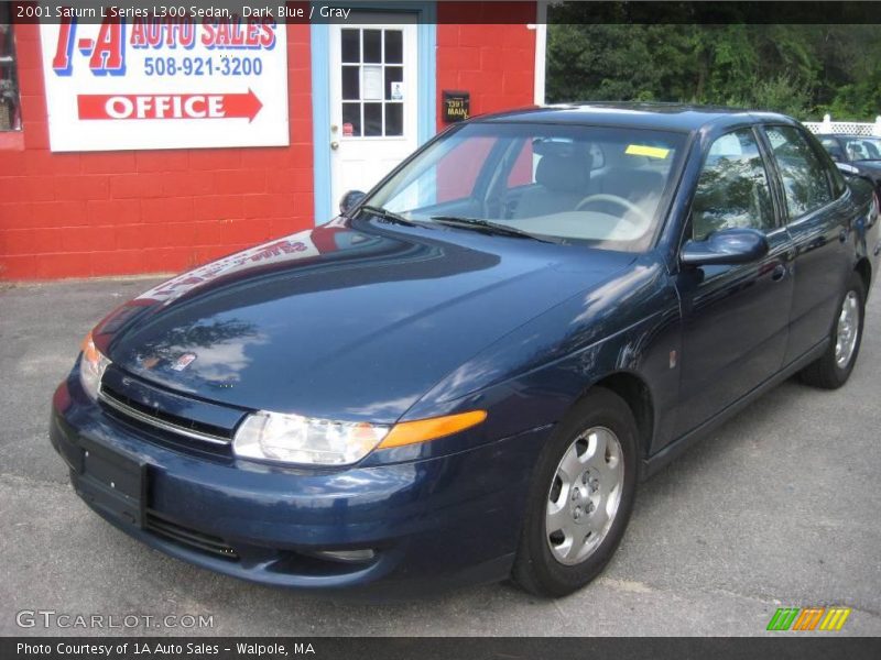 Dark Blue / Gray 2001 Saturn L Series L300 Sedan