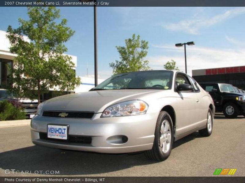 Silverstone Metallic / Gray 2007 Chevrolet Monte Carlo LS