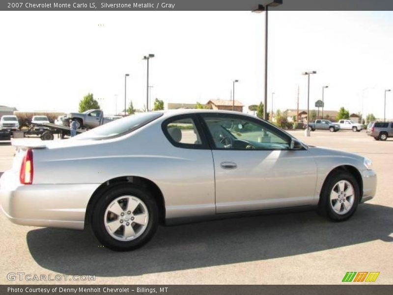 Silverstone Metallic / Gray 2007 Chevrolet Monte Carlo LS