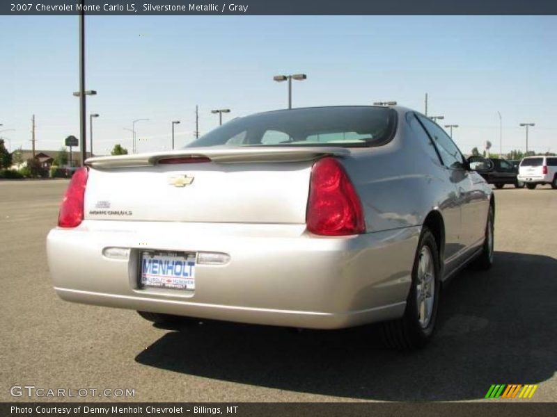 Silverstone Metallic / Gray 2007 Chevrolet Monte Carlo LS