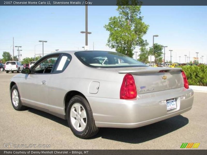 Silverstone Metallic / Gray 2007 Chevrolet Monte Carlo LS
