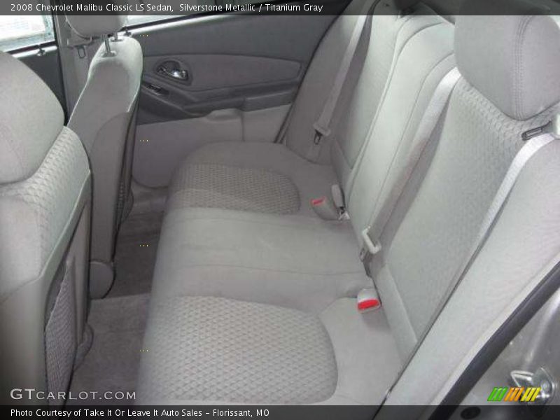 Silverstone Metallic / Titanium Gray 2008 Chevrolet Malibu Classic LS Sedan