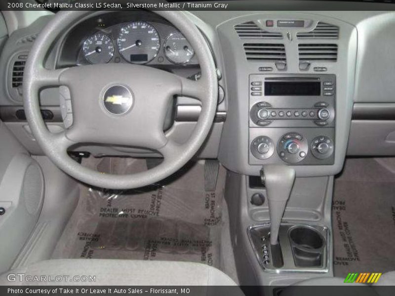 Silverstone Metallic / Titanium Gray 2008 Chevrolet Malibu Classic LS Sedan