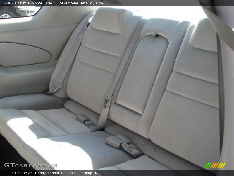 Silverstone Metallic / Gray 2007 Chevrolet Monte Carlo LS