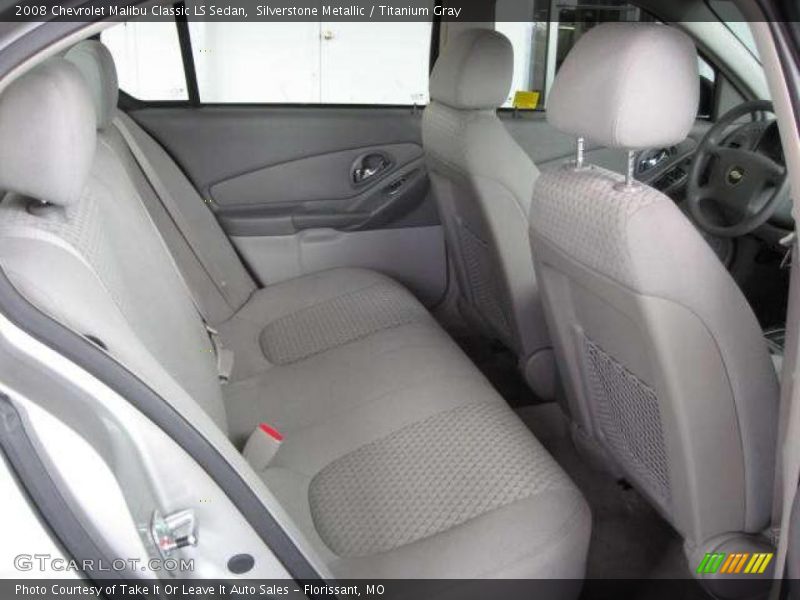 Silverstone Metallic / Titanium Gray 2008 Chevrolet Malibu Classic LS Sedan