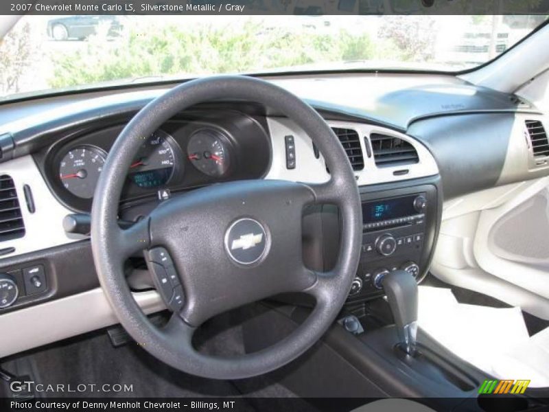 Silverstone Metallic / Gray 2007 Chevrolet Monte Carlo LS