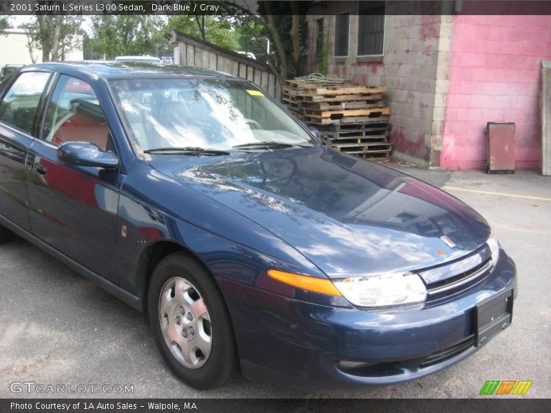 Dark Blue / Gray 2001 Saturn L Series L300 Sedan