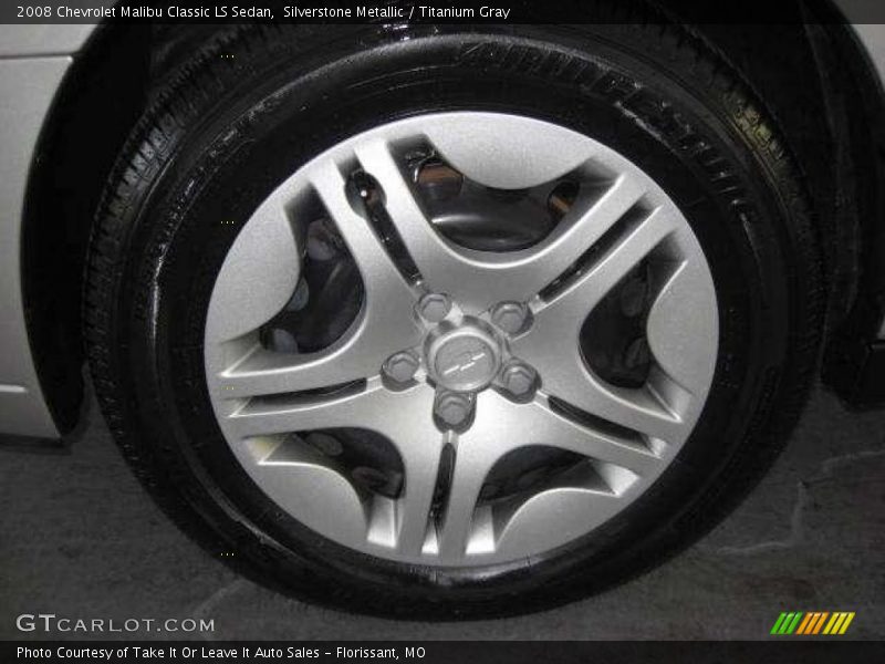 Silverstone Metallic / Titanium Gray 2008 Chevrolet Malibu Classic LS Sedan