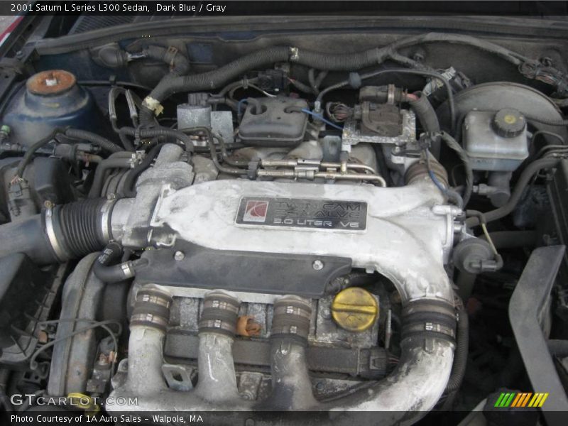 Dark Blue / Gray 2001 Saturn L Series L300 Sedan