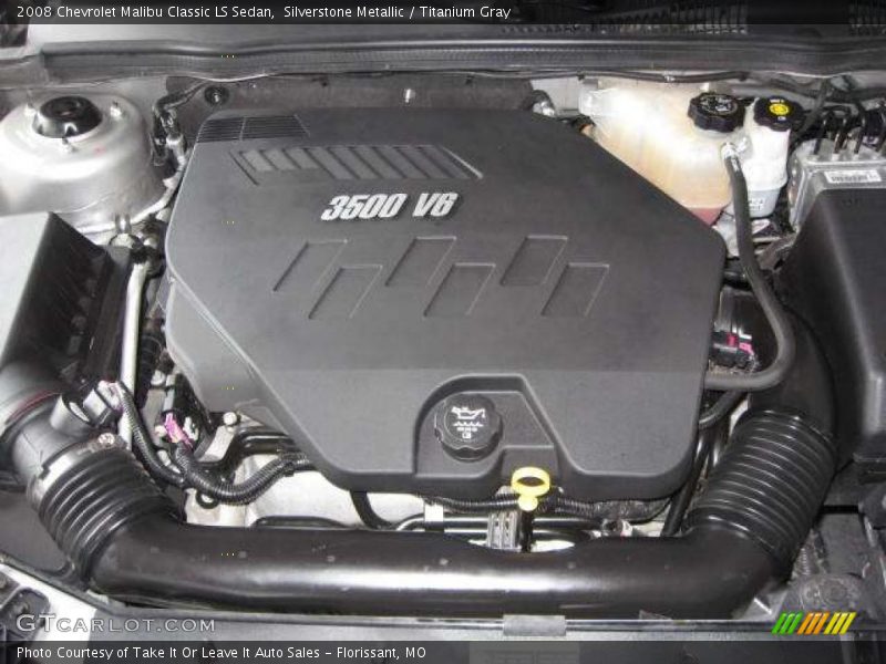 Silverstone Metallic / Titanium Gray 2008 Chevrolet Malibu Classic LS Sedan