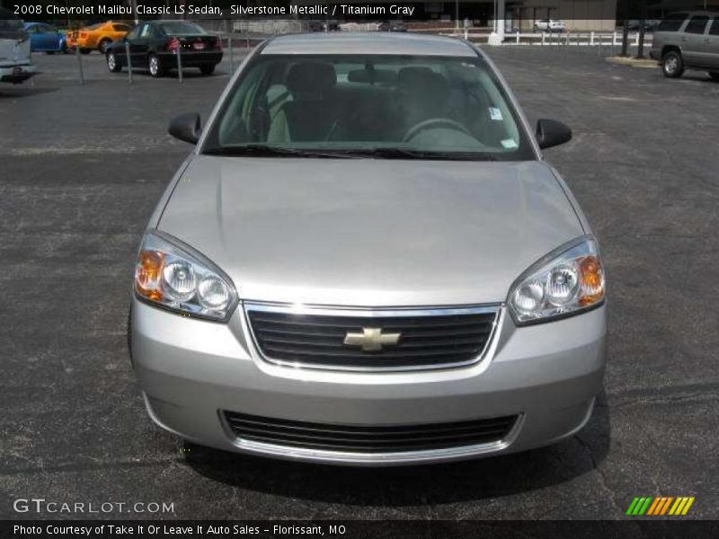 Silverstone Metallic / Titanium Gray 2008 Chevrolet Malibu Classic LS Sedan